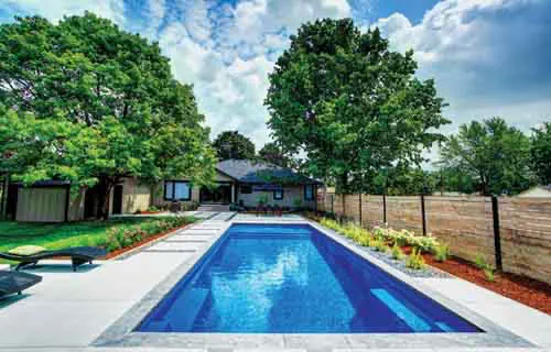 Leisure-Pools-Pinnacle-fiberglass-pool-shape-hero Leisure Pool's Pinnacle fiberglass backyard swimming pool