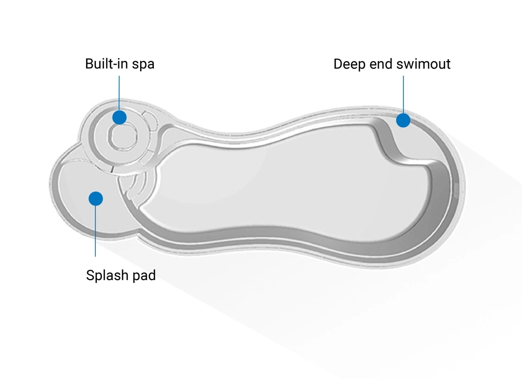 Leisure-Pools-Allure-Render An overview of the key features of The Allure fiberglass pool shape